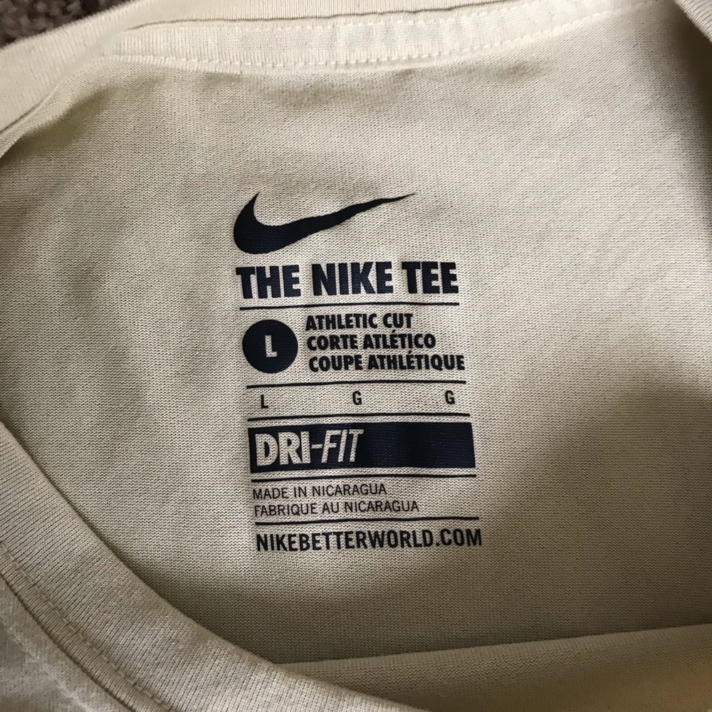 Golden Nike Legend Short Sleeve Shirt (Men’s L) - Picture 3 of 5